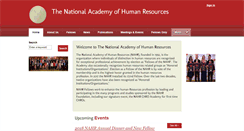 Desktop Screenshot of nationalacademyhr.org