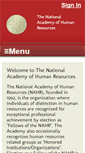 Mobile Screenshot of nationalacademyhr.org